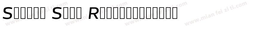 Screen Sans Regular字体转换